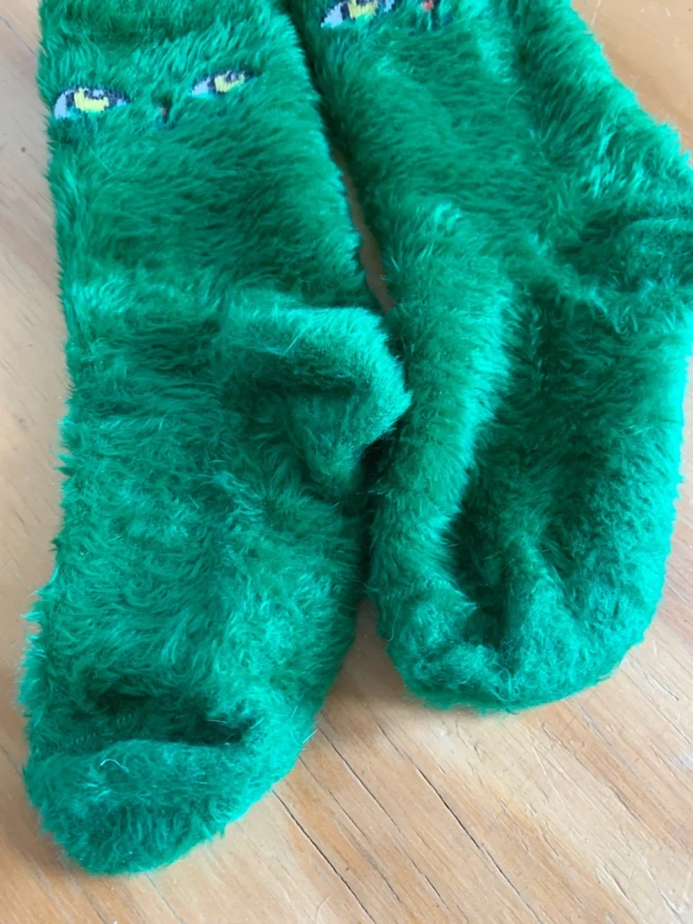 Mini Rodini CAT FACE FUZZY SOCK 4-5T